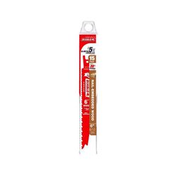 Diablo Demo Demon 6 in. Bi-Metal Nail-Embedded Wood Reciprocating Saw Blade 6/12 TPI 15 pk