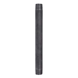STZ Industries 3/4 in. MIP each X 3/4 in. D MIP Black Steel 10 in. L Nipple