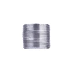 STZ Industries 1-1/2 in. MIP each X 1-1/2 in. D MIP Black Steel Close Nipple