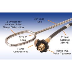 Flame King 33 in. L X 2 in. W Torch 1 pc