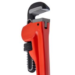 Superior Tool 1 in. Heavy Duty Pipe Wrench Red 1 pc