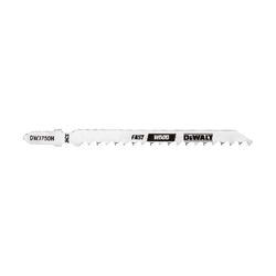 DEWALT 4 in. High Carbon Steel T-Shank Jig Saw Blade 6 TPI 5 pk