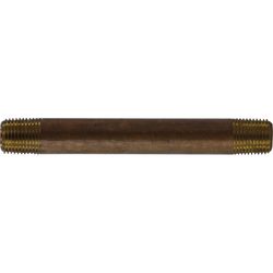 Anderson Metals 1/8 in. MPT in. X 1/8 in. D MPT Red Brass Nipple 2 in. L
