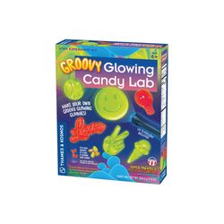 Thames & Kosmos Groovy Glowing Candy Lab Stem Experiment Kit Multicolored 11 pc