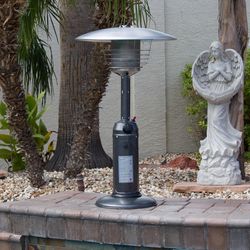 AZ Patio Heater 11000 BTU Propane Metal Tabletop Patio Heater 5 sq ft