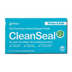 Sashco CleanSeal White Elastomeric Acrylic Latex Kitchen and Bath Caulk 6 oz