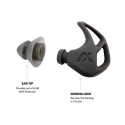 Axil 19 dB Earplugs Slate Blue