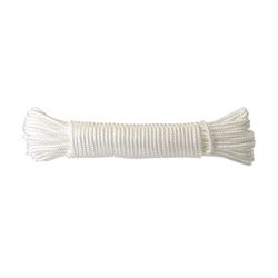 Ace 1/8 in. D X 48 ft. L White Braided Nylon Rope