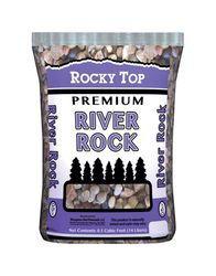 Rocky Top Multicolored River Rock Decorative Stone 0.5 cu ft 45 lb