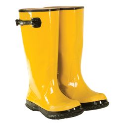 CLC Climate Gear Slush/Rain Boots 10 US Black/Yellow Waterproof