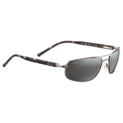 Maui Jim Kahuna Sunglasses Men's Gunmetal Frame Neutral Gray Lens Polarized