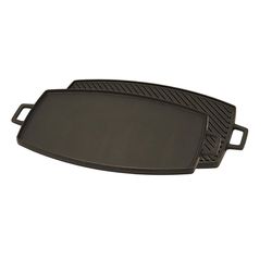 Bayou Classic Cast Iron Griddle 18 in. L X 10.5 in. W 1 pk