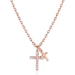 Montana Silversmiths Women's Doubled Down Faith Necklace