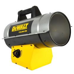 DeWalt 125,000 Btu/h 3,125 sq ft Forced Air Propane Portable Heater