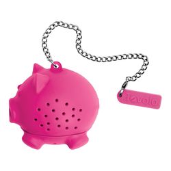 Tovolo Pink Silicone/Stainless Steel Tea Infuser
