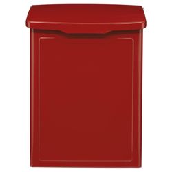 Architectural Mailboxes Marina Minimalist Galvanized Steel Wall Mount Red Mailbox