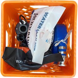Quick Dam Pump Kit 15 in. H X 15 in. W X 16 in. L Flood Barrier Kit 7 pk