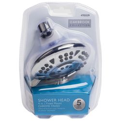 Oakbrook Collection Chrome PVC 5 settings Wallmount Showerhead 1.8 gpm