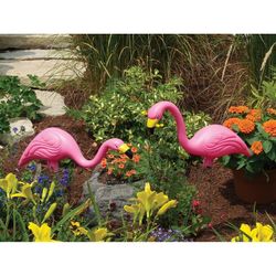 Bloem Mingo Pink Plastic/Resin 20.4 in. H X 12 in. W Flamingo Outdoor Decoration