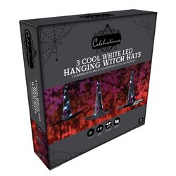 Celebrations Cool White 21 ct LED Prelit Witch Hats Lights