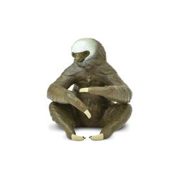 Safari Ltd. Wild Safari Two-Toed Sloth Toy Brown