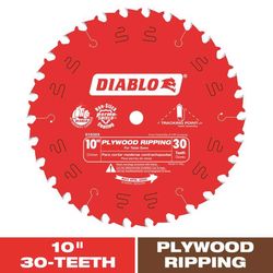 Diablo Tracking Point 10 in. D X 5/8 in. TiCo Hi-Density Carbide Ripping Saw Blade 30 teeth 1 pk