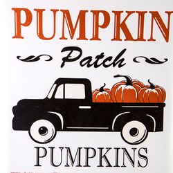 Glitzhome 23.62 in. Enameled Metal Truck Sign Wall Decor