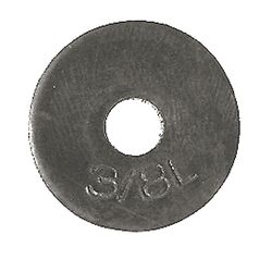 Ace 3/8L trade size in. D Rubber Beveled Faucet Washer 6 pk