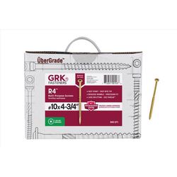 GRK Fasteners No. 10 X 4-3/4 in. L Star Climatek W-Cut Multi-Purpose Screws 800 pk