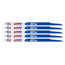 LENOX METALWOLF 12 in. Bi-Metal WAVE EDGE Reciprocating Saw Blade 18 TPI 5 pk