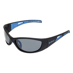 BluWater Buoyant Sunglasses Unisex Black/Blue Frame Gray Lens Polarized
