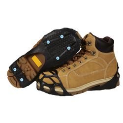 DueNorth Unisex Rubber Snow and Ice Traction Black L Waterproof 1 pair