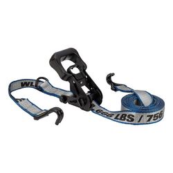 Keeper 1.5 in. W X 14 ft. L Gray Ratchet Tie Down Strap 1666 lb 1 pk