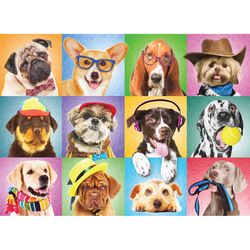 Eurographics Silly Dogs Jigsaw Puzzles Multicolored 300 pc
