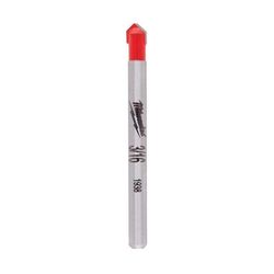 Milwaukee 3/16 in. X 2 in. L Carbide Tipped Glass/Tile Drill Bit Round Shank 1 pc