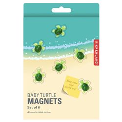 Kikkerland .78 in. L X .68 in. W Green Magnets 6 pc