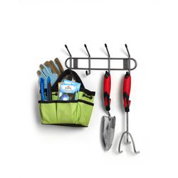 Spectrum 13.3 in. L Gray Steel Jumbo Hook Rack 1 pk
