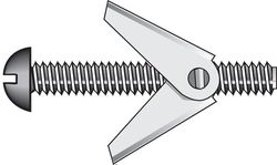 HILLMAN Fas-N- Tite 3/16 in. D X 4 in. L Round Zinc-Plated Steel Toggle Bolt 1 pk