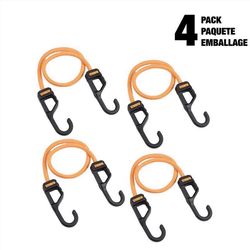 DeWalt Bungee Cord 24 in. L 4 pk