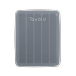 Tovolo Charcoal Silicone Water Bottle Ice Tray