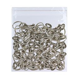 Lucky Line Nickel Plated Zinc Chrome Bolt Snap Keychain