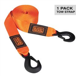 Black+Decker 9000 lb. cap. 20 ft. Tow Strap