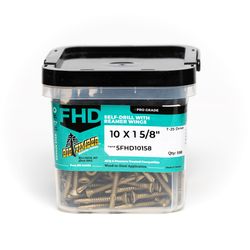 Big Timber No. 10 Sizes X 1-5/8 in. L Star Bronze Deep Wood Screws 565 pk