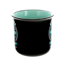 Pavilion Legends Of The World 13 oz Black/Teal BPA Free Grandma Mug