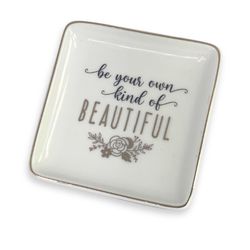 Trinket Dishes Beautiful Tray Ceramic 1 pk