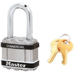 Master Lock Magnum 3.8 in. H X 2.2 in. W X 1.2 in. L Steel 4-Pin Cylinder Weather-Resistant Padlock