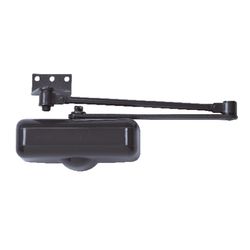 Tell Powder Coated Silver Steel Hydraulic Door Closer Grade 3