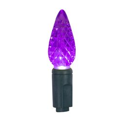 Celebrations Platinum LED C6 Multicolored 50 ct String Christmas Lights 25 ft.