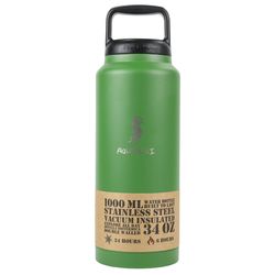 Aquapelli 34 oz Willow Green BPA Free Vacuum Insulated Bottle