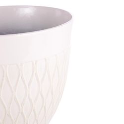 Alpine Stone Planter White